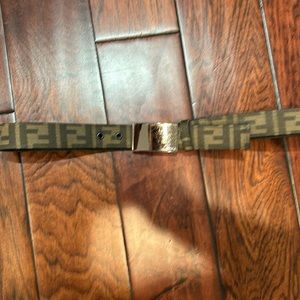 Classic Fendi logo belt